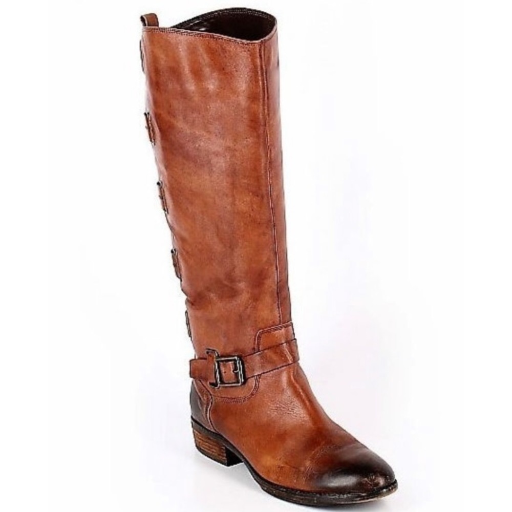 Arturo Chiang Cognac Elsie Riding Boots